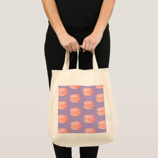 Pink macaroons tote bag