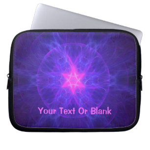 Pink Magen David Laptop Sleeve
