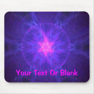 Pink Magen David Mouse Pad
