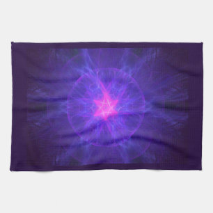 Pink Magen David Tea Towel