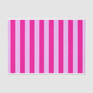 Pink & Magenta Stripe Pattern Tissue Paper