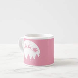 Pink Magic Christmas Espresso Cup