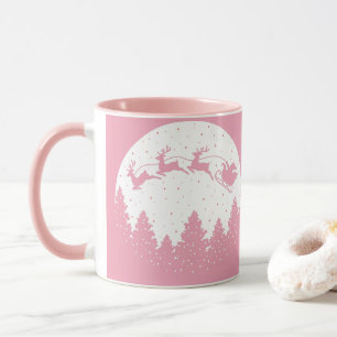 Pink Magic Christmas Mug