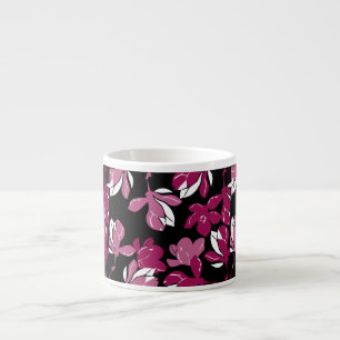 Pink magnolia botanical Print Espresso Cup