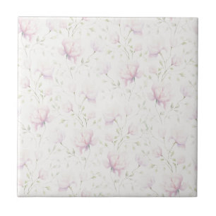 Pink Magnolia Ceramic Tile