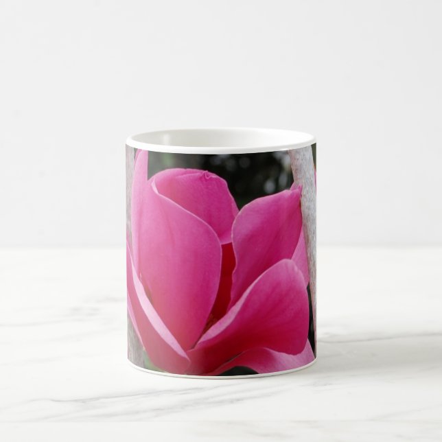 pink magnolia coffee mug (Center)