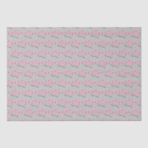 Pink Magnolia floral watercolor elegant Vintage Tissue Paper