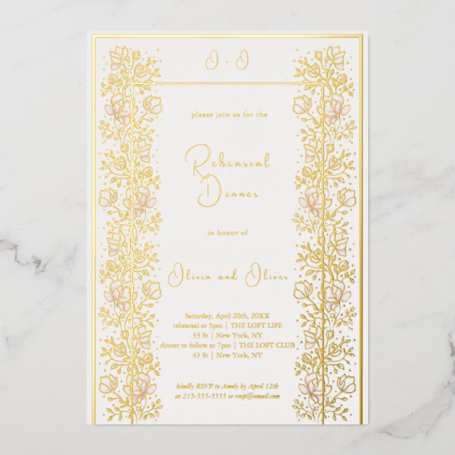 Pink Magnolia Rehearsal Dinner (Front)