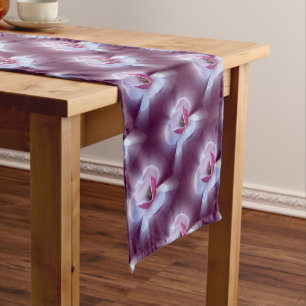 pink magnolia shades short table runner