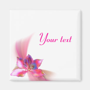 Pink magnolia theme magnet