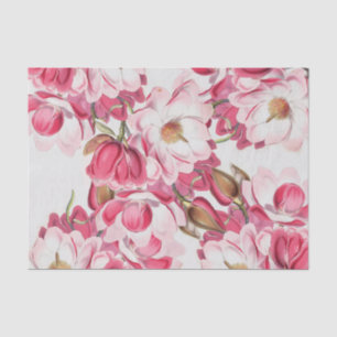 Pink Magnolia Tissue Paper