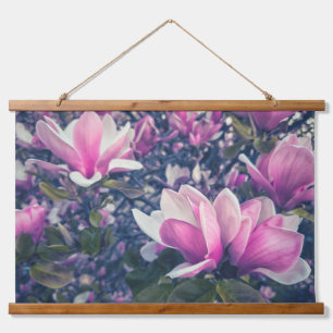 Pink Magnolias Hanging Tapestry