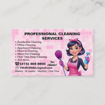Pink Maid Janitorial Lady House Cleaning Service