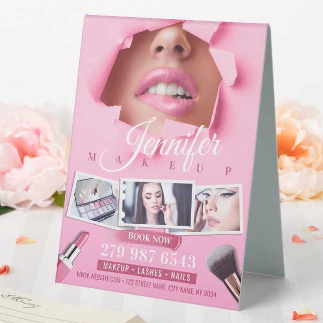 Pink Makeup Artist, Beauty Salon (In SItu (Wedding))