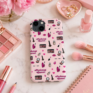 Pink Makeup Pattern Phone case