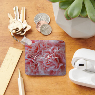 Pink Mallow Key Ring