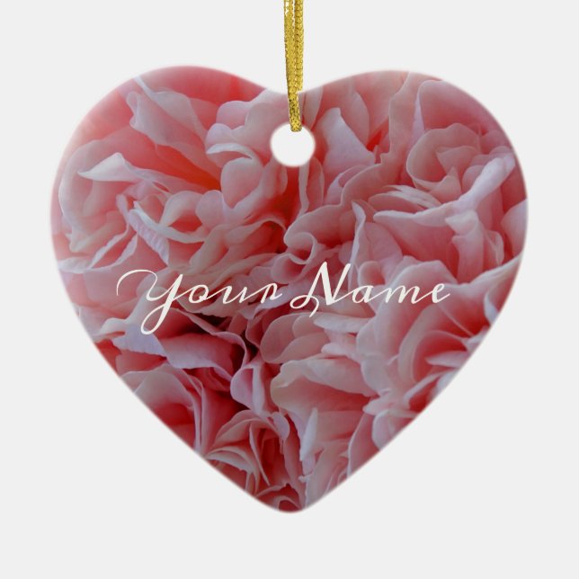  Pink Mallow Ornament (Front)