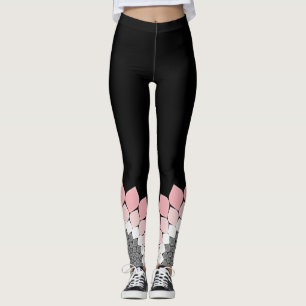 Pink Mandala artwork trendy summer and spring Leggings