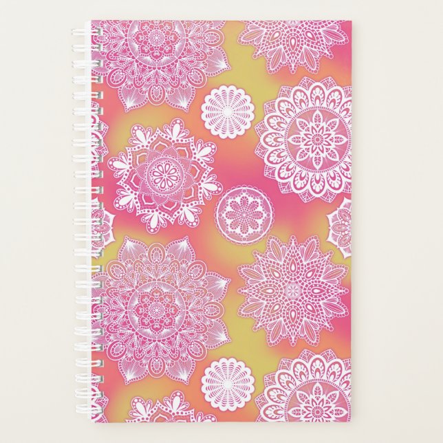 Pink Mandala Planner (Front)