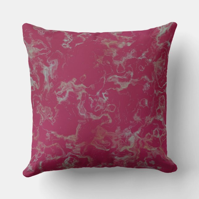 Pink Marble abstract Cushion (Back)