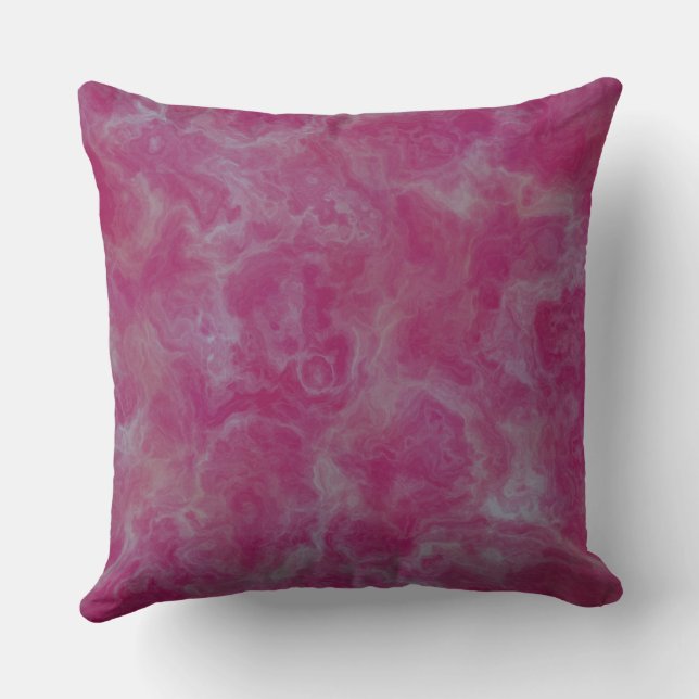 Pink Marble abstract Cushion (Back)
