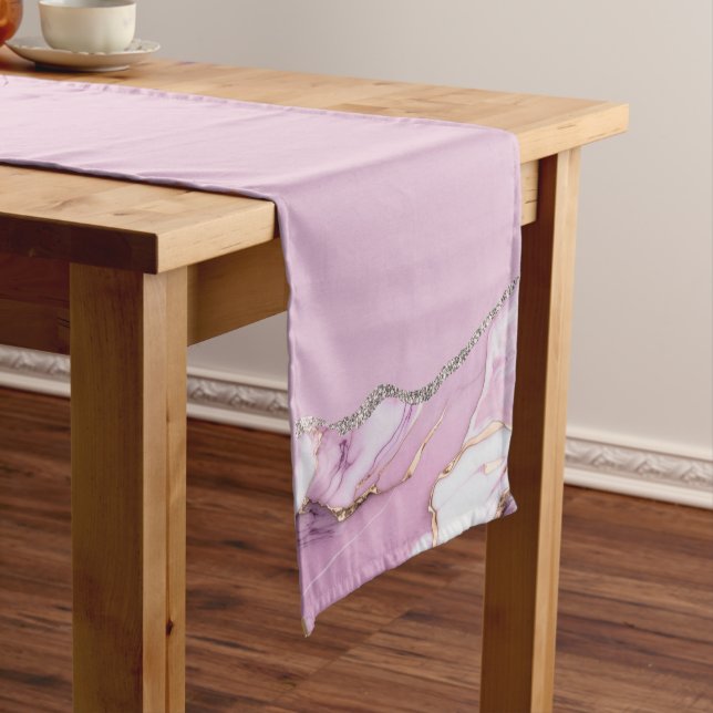 PINK MARBLE AGATE Table Runner (In Situ)