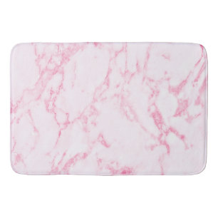 Pink Marble Bath Mat