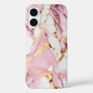 Pink Marble iPhone 16 Case