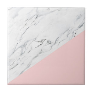 Pink & Marble Ceramic Tile