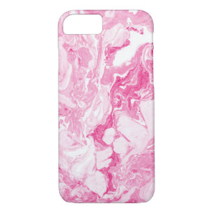 pink marble design iPhone 8/7 case