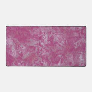 Pink marble desk mat