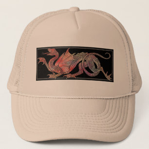 Pink Marble Dragon Hat
