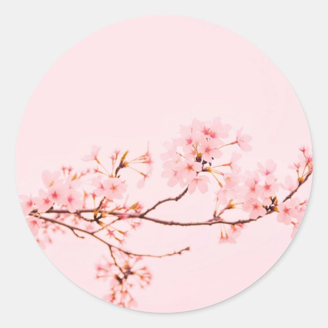 pink marble flower Sticker (Front)