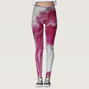 Pink Marble Leggings