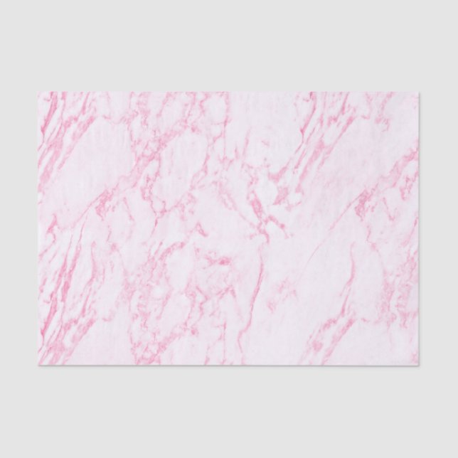 Pink Marble Look Tissue Paper (Front)