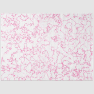 Pink marble pattern tissue paper