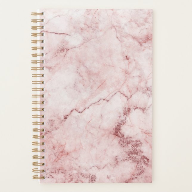 Pink Marble Planner (Front)