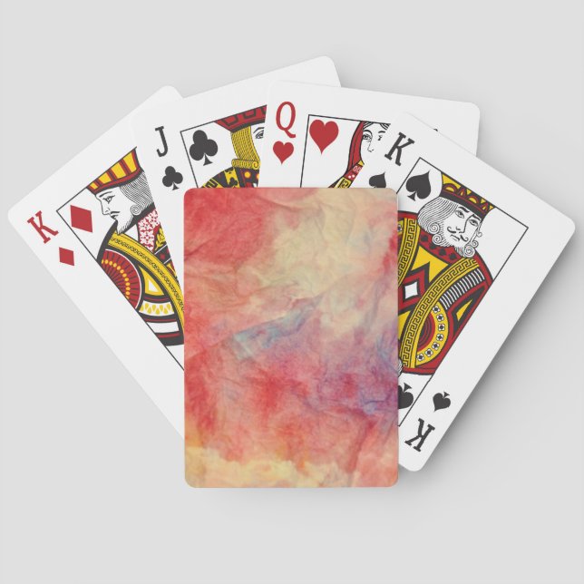 Pink Marble Playing Cards (Back)