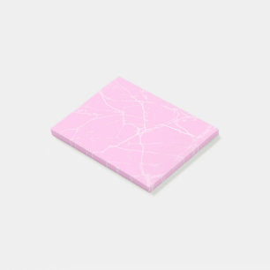 pink marble post-it notes