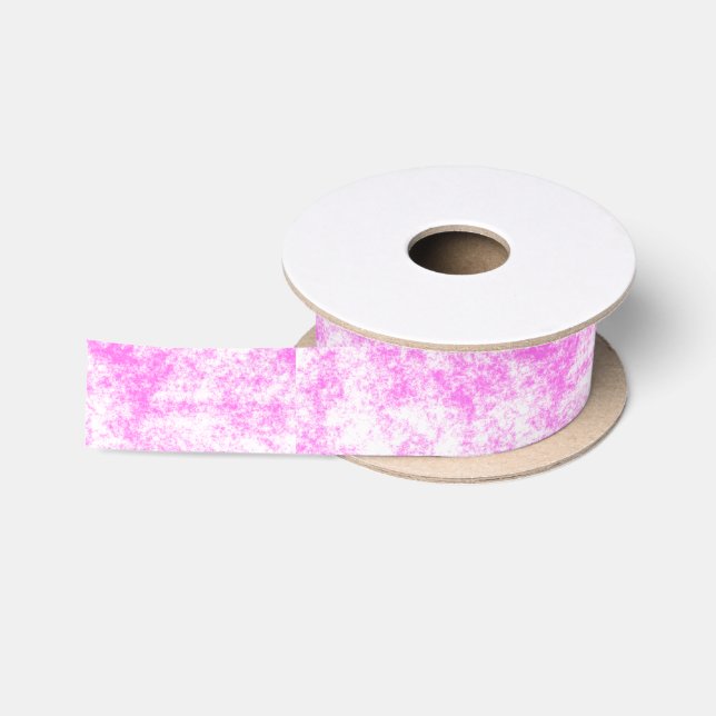 Pink Marble Satin Ribbon (Spool)