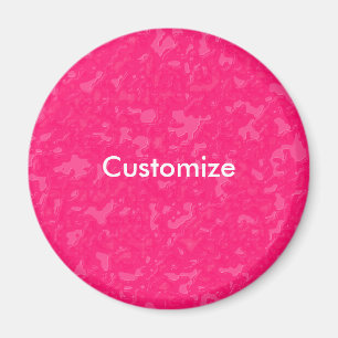 Pink Marble - Template Magnet