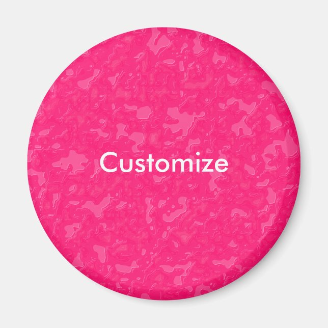 Pink Marble - Template Magnet (Front)