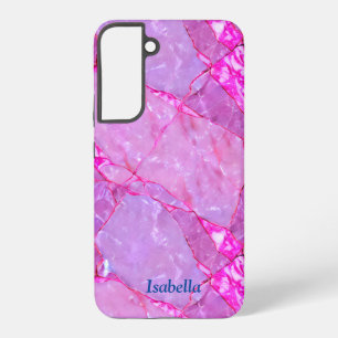 Pink Marble Texture, Marble Effect Samsung Galaxy Case