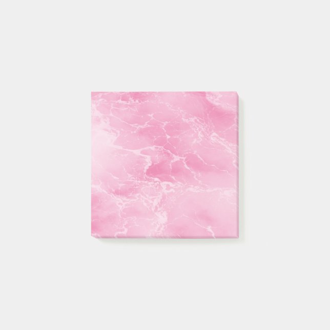 pink marble water post-it notes (Front)