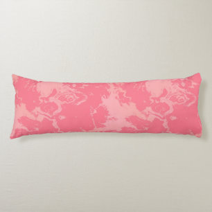 Pink Marbled Cloud abstract Body Cushion