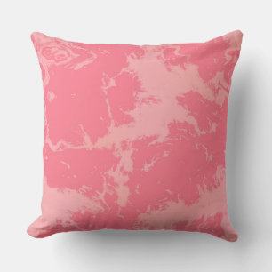 Pink Marbled Cloud abstract Cushion