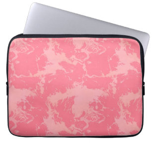 Pink Marbled Cloud abstract Laptop Sleeve