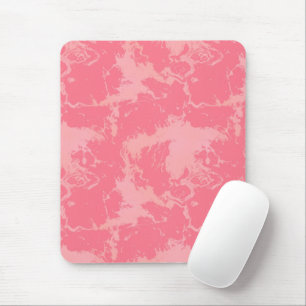 Pink Marbled Cloud abstract Mouse Pad