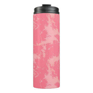 Pink Marbled Cloud abstract Thermal Tumbler