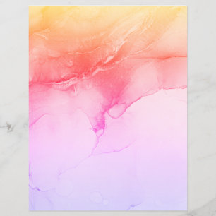 Pink Marbled Scrapbook Paper